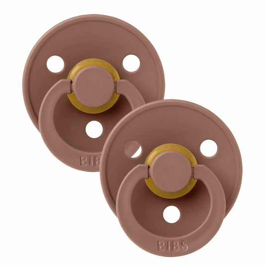 BIBS Colour 2-Pack Pacifier Set - Woodchuck