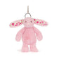 Jellycat Blushkin Blossom Bunny Bag Charm