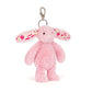Jellycat Blushkin Blossom Bunny Bag Charm