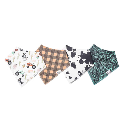 Copper Pearl Baby Bandana Bibs