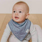 Copper Pearl Baby Bandana Bibs - Lennon
