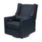 Babyletto Kiwi Glider Recliner with Electronic Control and USB - Performance Navy Eco-Twill