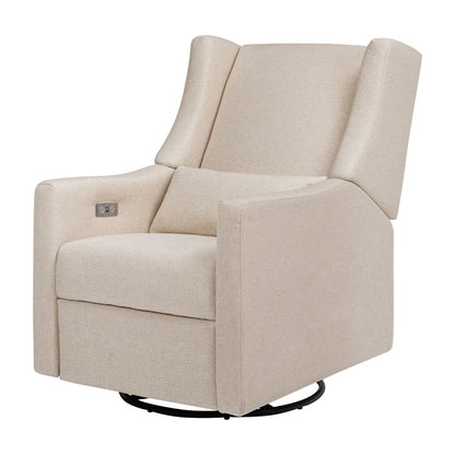 Babyletto Kiwi Glider Recliner with Electronic Control and USB - Performance Beach Eco-Weave
