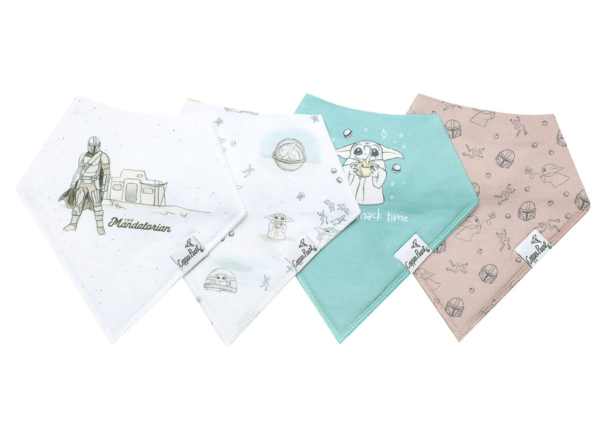 Copper Pearl Baby Bandana Bibs