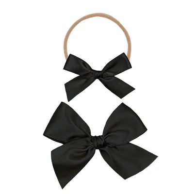 Lou Lou and Company Satin Bow Headband - Small