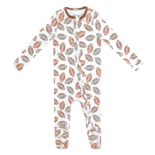Copper Pearl Zip-up Footie - Blitz