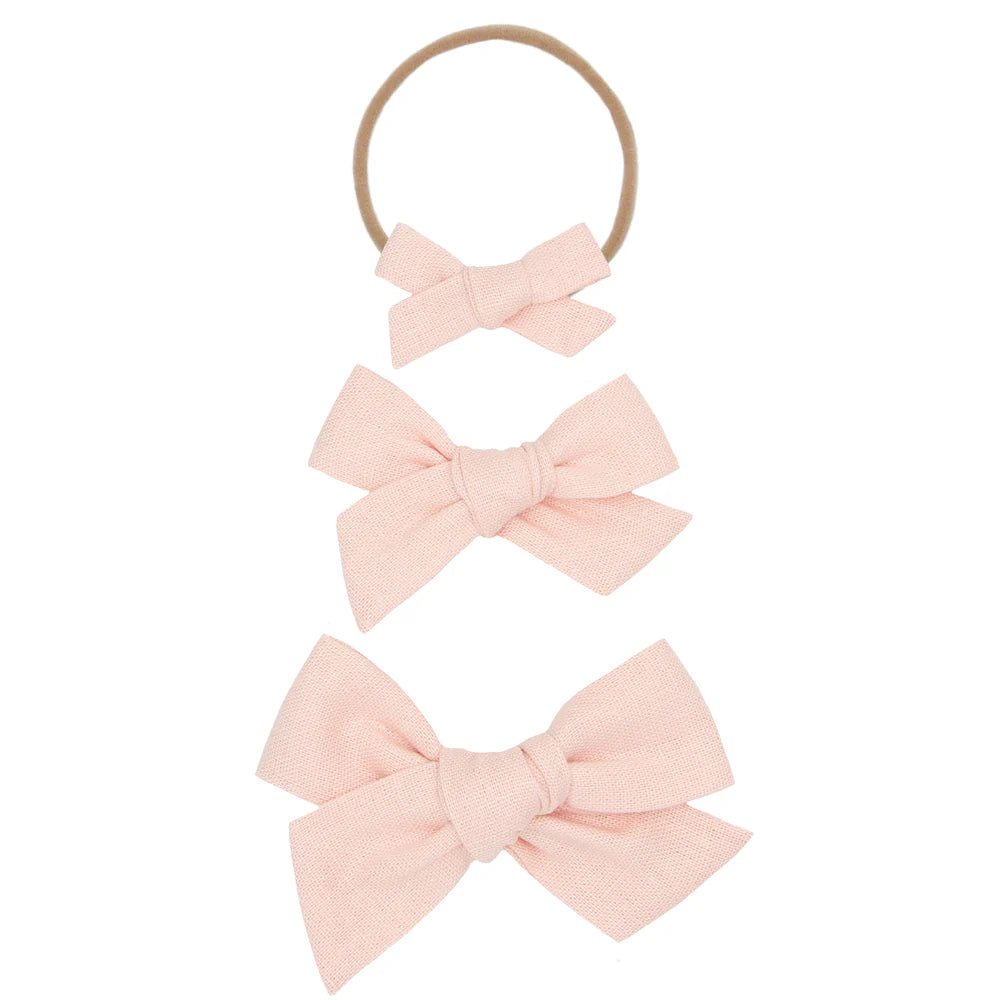 Lou Lou and Company Linen Bow Headband - Medium