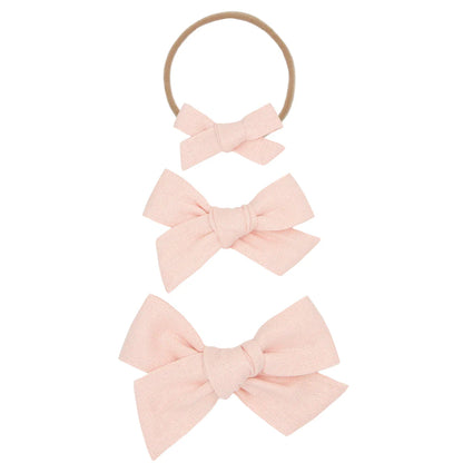Lou Lou and Company Linen Bow Headband - Medium