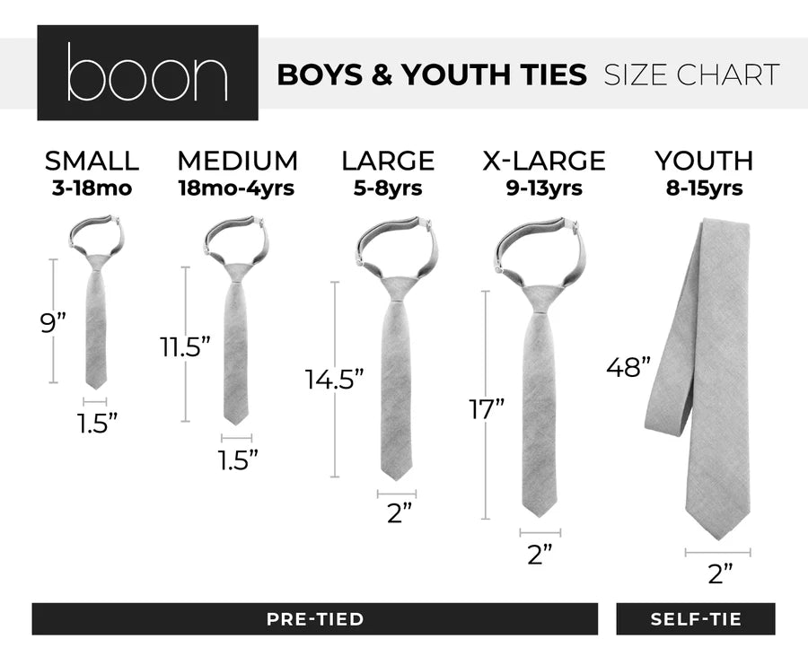 Boon Ties Camo - Boys Tie