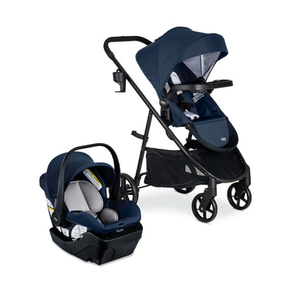 Britax Willow Brook Travel System - Navy Glacier
