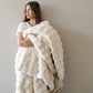 Saranoni Plush Faux Fur throw blanket