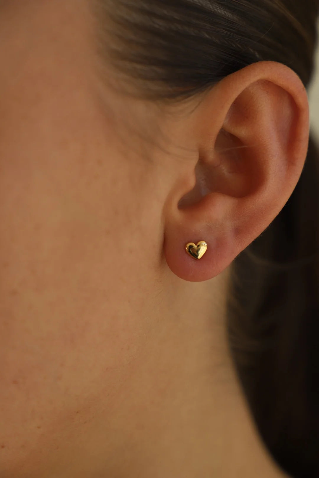 Katie Waltman Jewelry Mini Heart Stud