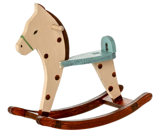 Maileg Mouse Rocking Horse - Spotted