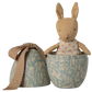 Maileg Small Easter Egg with Micro Rabbit - Dusty Blue