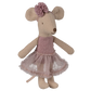 Maileg Ballerina mouse, Little sister - Heather