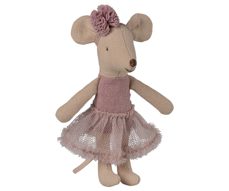 Maileg Ballerina mouse, Little sister - Heather