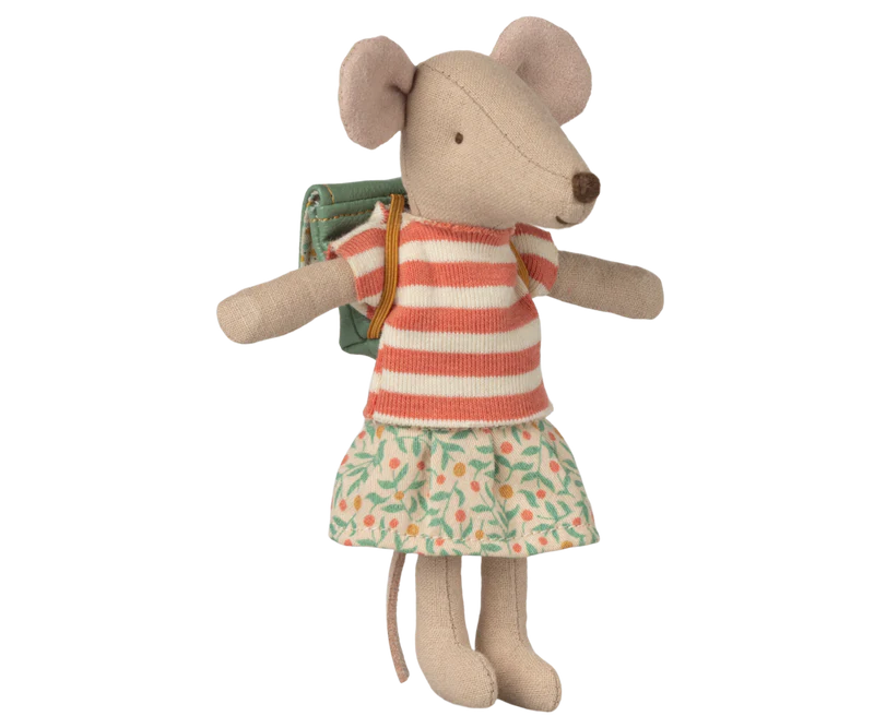 Maileg Tricycle Mouse, Big Sister - Green