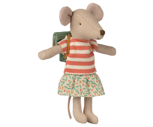 Maileg Tricycle Mouse, Big Sister - Green