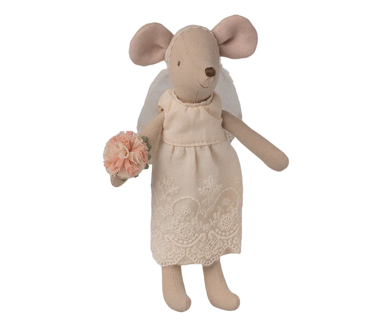 Maileg Mum Mouse - Wedding Dress