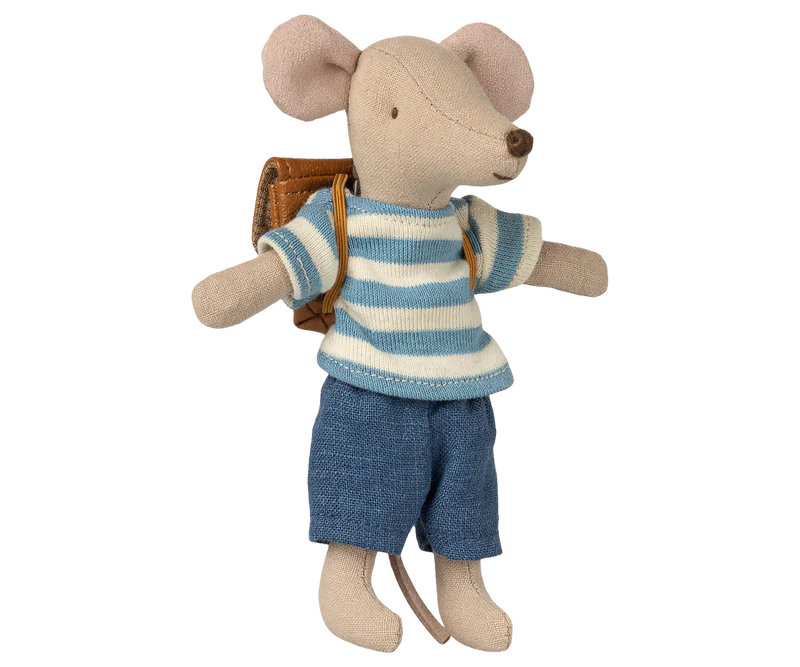 Maileg Tricycle mouse, Big brother - Brown