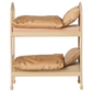 Maileg Mouse Bunk bed - Wheat