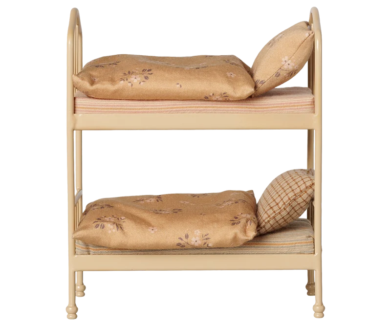 Maileg Mouse Bunk bed - Wheat