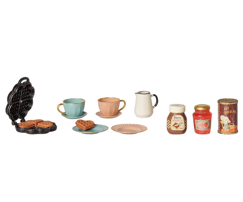 Maileg Waffle Set, Mouse