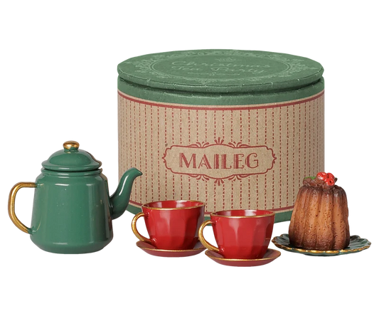 Maileg Christmas Tea Party, Mouse - Red/green