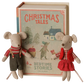 Maileg Christmas Twin Mice - Little Sister and Brother in Book
