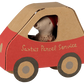 Maileg Christmas Mouse in Car Box