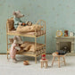 Maileg Mouse Bunk bed - Wheat
