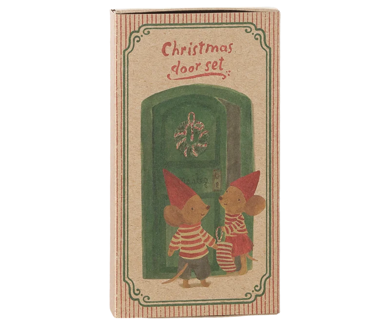 Maileg Christmas Mouse Door Set