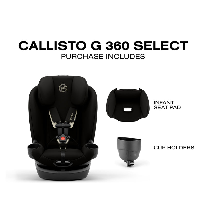 swivel car seat cybex Callisto G 360 Select Rotating All-in-One Convertible Car Seat by Cybex Grey