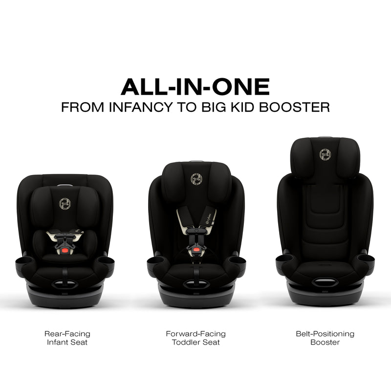 cybex rear facing car seat Callisto G 360 Select Rotating All-in-One Convertible Car Seat by Cybex Grey