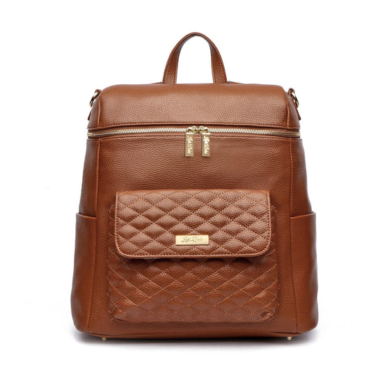 Luli Bebe Signature Diaper Bag Caramel (IN-STORE VERSION)