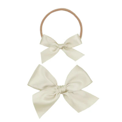 Lou Lou and Company Satin Bow Headband - Small