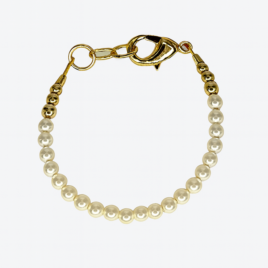 Quill and Goose  14K Gold Filled Bracelet - Ivory Pearl
