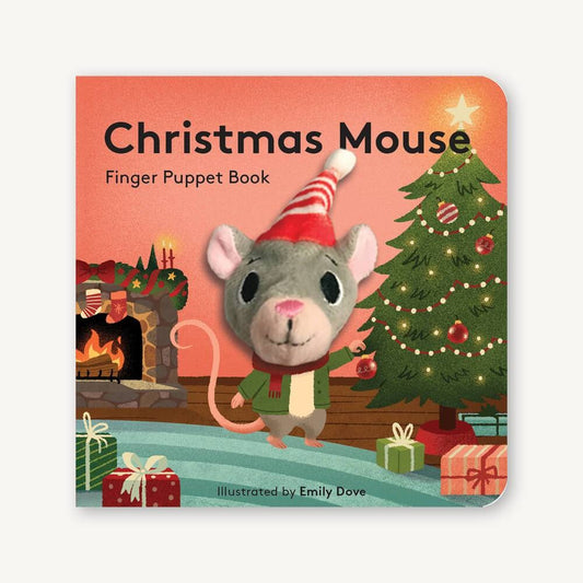 Chronicle Books Finger Puppet Board Book - Christmas Mouse