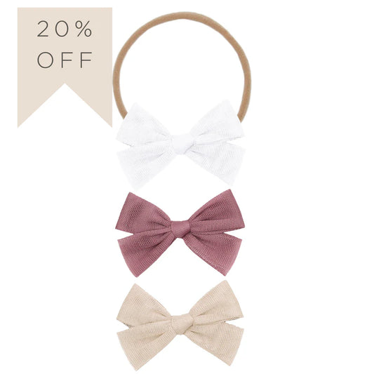 Lou Lou and Company Tulle Bow 3 Pack