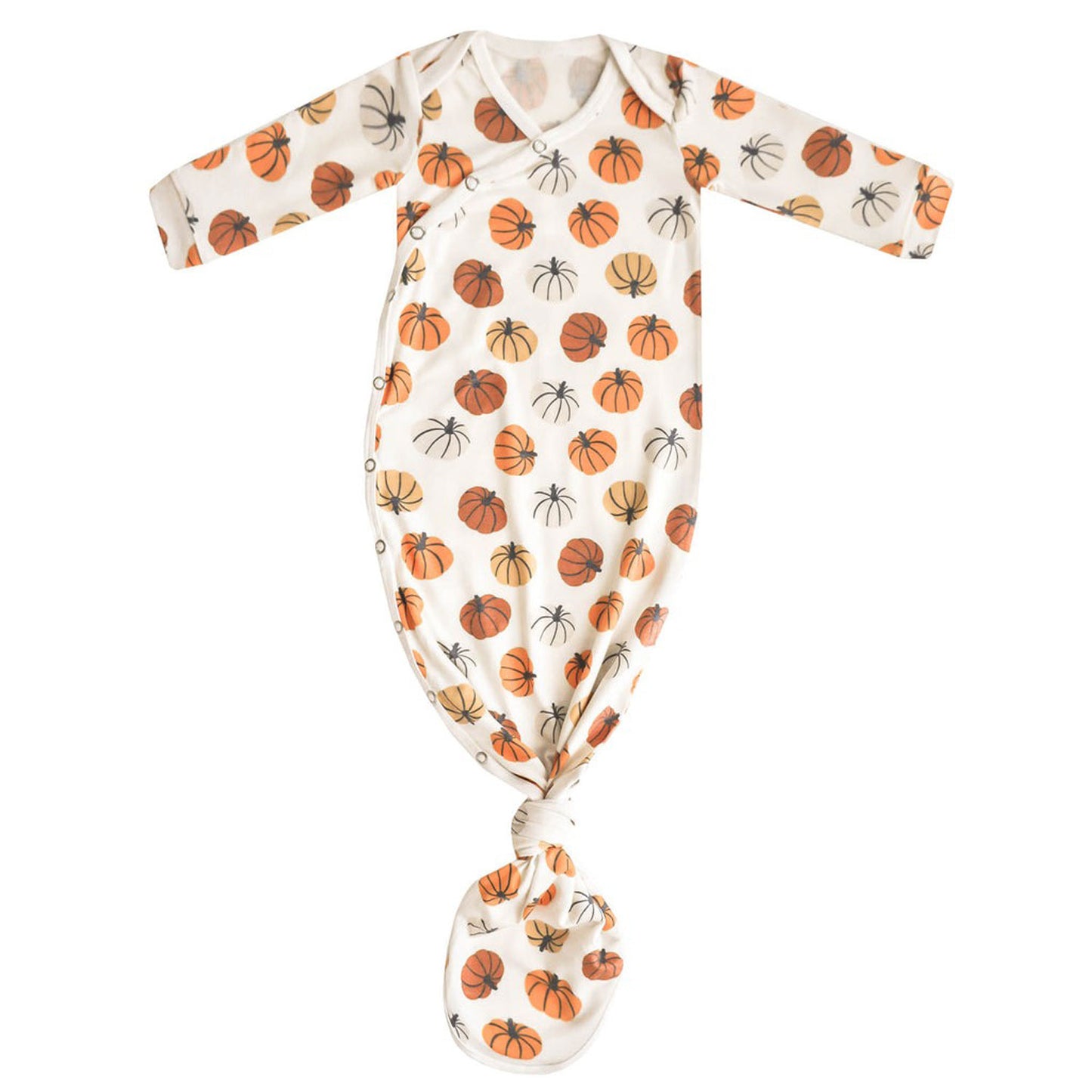 Copper Pearl Seasonal Newborn Knotted Gown - Karver