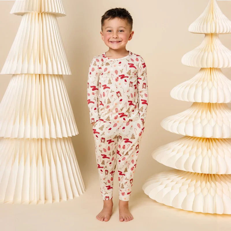 Lou Lou and Company Kids Loungewear Set - Mistletoe