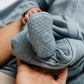 Lou Lou and Company Plush Knit Zipper Footie - Miller