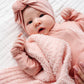 Lou Lou and Company Plush Knit Zipper Footie - Piper