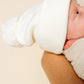 Lou Lou and Company Beanie with Pom - Ivory -Infant (0-6 Mo)
