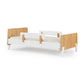 Dadada Fun Bed - Twin - White / Red Oak
