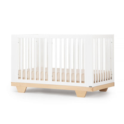 Dadada Spirit 8-in-1 Convertible Crib - White / Natural