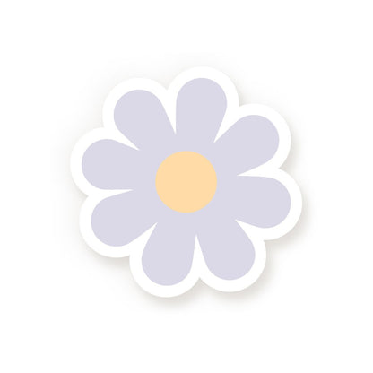 The Baby Cubby Daisy Sticker - Lilac