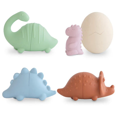 Mushie Mold Free Bath Play Set - 4 Pack