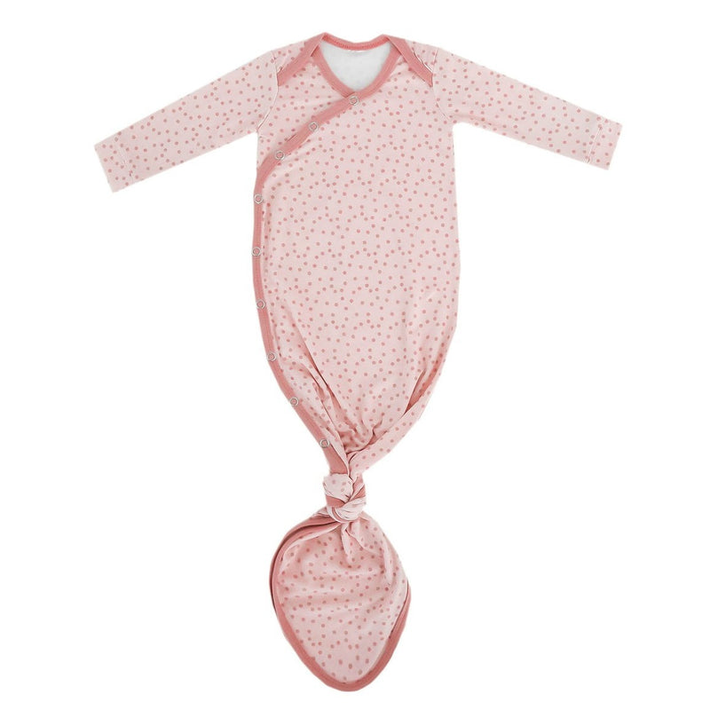 Copper Pearl Newborn Knotted Gown - Dottie