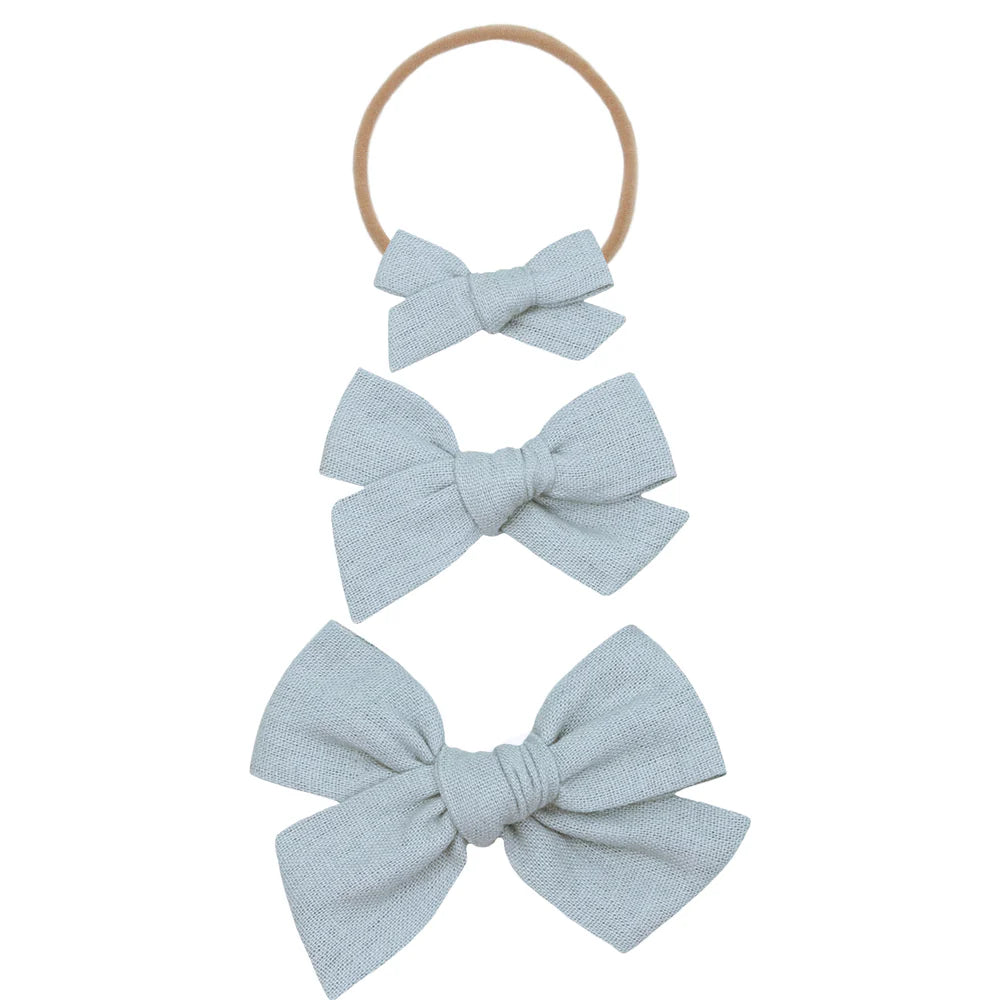 Lou Lou and Company Linen Bow Headband - Medium
